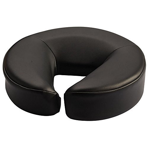 Master Massage Universal Headrest Face Cushion for Massage Table, Black 3.5"