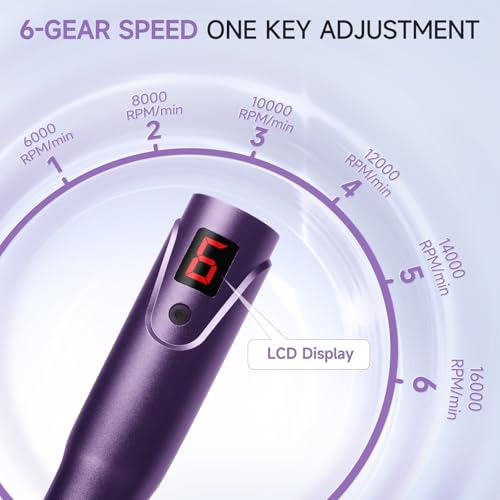 Microneedle Derma Roller Pen - Professional Microneeding 0.25 mm Derma Roller Beauty Pen - Microneedles Roller Pen for Women Men Tools (Purple)