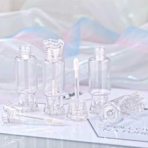24Pcs 8ml Portable Lip Gloss Tubes, Empty Refillable Lip Balm Containers