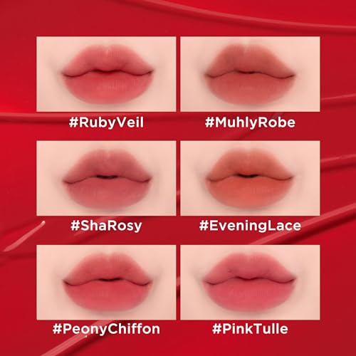 JUNG SAEM MOOL Pink Tulle See-Through Lip Tint Matte Velvet Finish