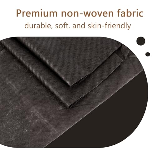50PCS Disposable Bed Sheets, Black Disposable Massage Table Sheets, Disposable Bed Covers for SPA Lash Wax Tattoo Salon, Non Woven Fabric, 71" x 31" White