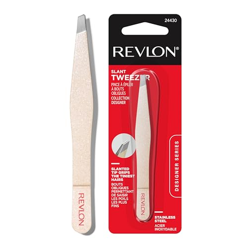 Revlon Designer Series Slant Tweezer - Precision Stainless Steel