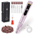 LIERKISS Cordless Electric Nail Drill 35000RPM with LED Display