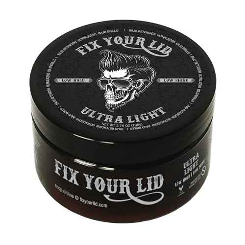 Fix Your Lid Ultra Light Pomade for Men - Water-Based Pomade with Low Hold and Low Shine - Match All Men¡¯s Hair Types & Styles - Easy to Wash Out - 3.75 oz