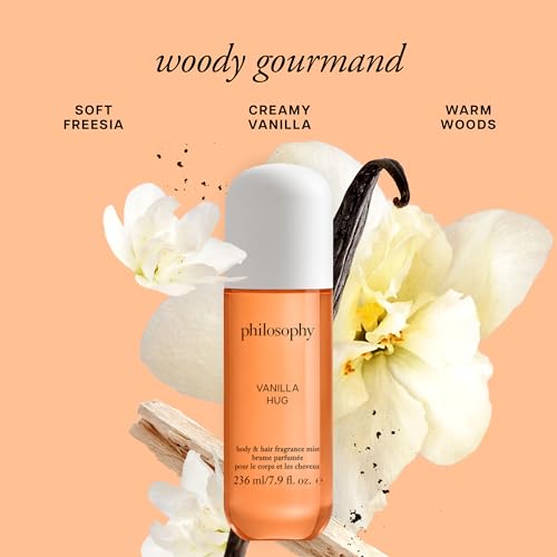 Philosophy Vanilla Hug Body & Hair Mist – 24HR Fragrance