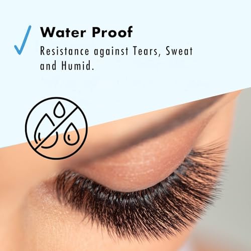 D-UP Clear Eyelash Glue for False Lashes, Flexible Elastic Adhesive, Transparent Finish with Comfortable Hold from Japan, 501