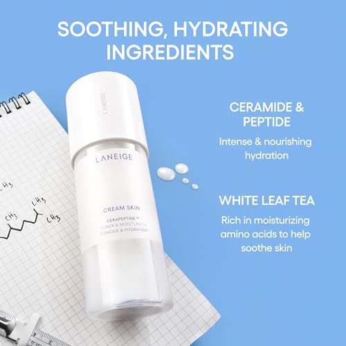LANEIGE Cream Skin Toner & Moisturizer | Refillable Milky Toner