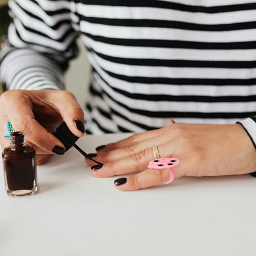 7 Pack Mini Nail Art Palettes | Durable Plastic Mixing Plates