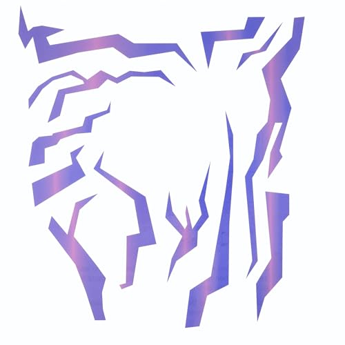 Purple Ombre Temporary Patterns Tattoo ? Realistic Waterproof Body Art for Cosplay, Halloween, and Party Makeup (2 PCS)