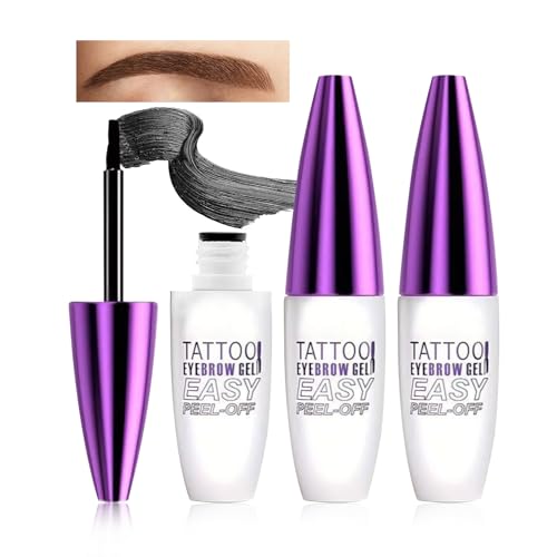 3-Piece Easy Peel Eyebrow Tint Gel Kit – Semi-Permanent