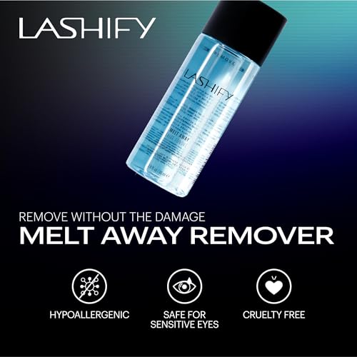 Lashify Melt Away Remover 80ml to Easily Remove Gosssamer Lashes and any Eye Makeup