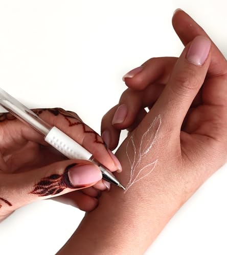 White Marking Pens for Henna Application - 3 Piece Set