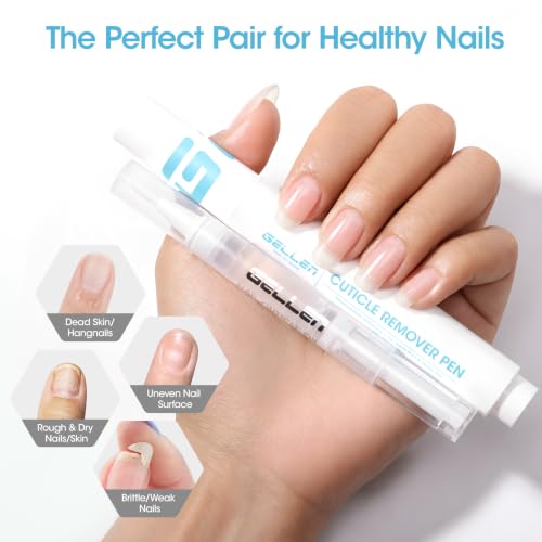Gellen 3-in-1 Cuticle Remover & Aloe Vera Oil Pen Set