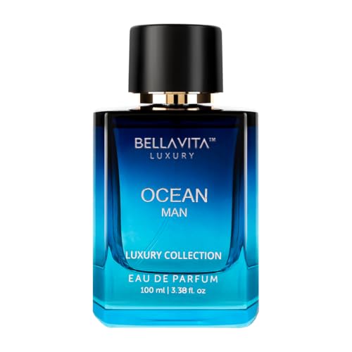 BellaVita Luxury OCEAN Eau de Parfum for Men 100ml - Fresh, Long-Lasting Fragrance