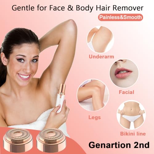 Generation 2nd Replacement Heads for Finish Touch Flawless Gen 2 Facial Hair Remover- - 4 Pack Replacement Heads for Flawless Replacement Heads Gen 2