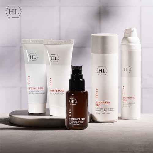 HL Holy Land Cosmetics White Peel with Lactic Acid. Lactolan Gentle Peeling Removes Dead Skin Cells for Fresh, Youthful Look. Adds Moisture to Dried, Damaged Skin