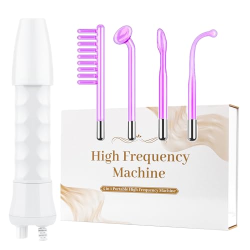 High Frequency Facial Tool with 4 Tubes