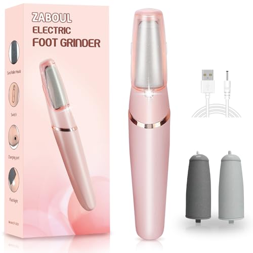 ZABOUL Electric Foot Callus Remover - Rechargeable Electronic Foot File