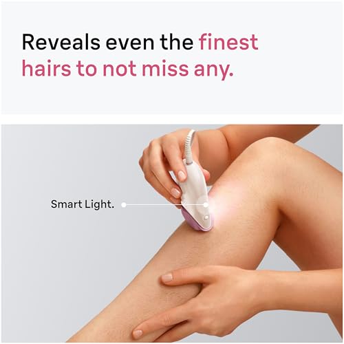 Epilator for Women with 20 Tweezers, Smartlight & Massage Rollers