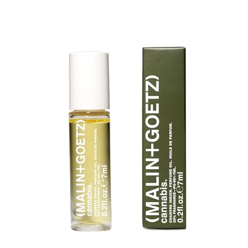 MALIN+GOETZ Perfume Oil | Concentrated Fragrance in Signature Scents ? Leather, Dark Rum, Cannabis, Strawberry | Travel-Friendly Rollerball | Vegan & Cruelty-Free | 0.2 fl oz