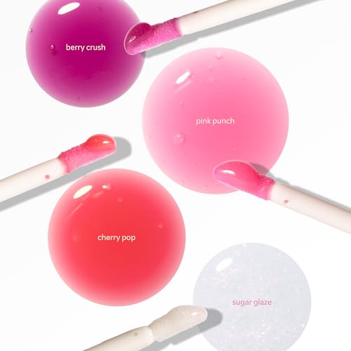 Candy Glaze Tinted Lip Oil - Cherry Pop, Hydrating Jojoba Oil