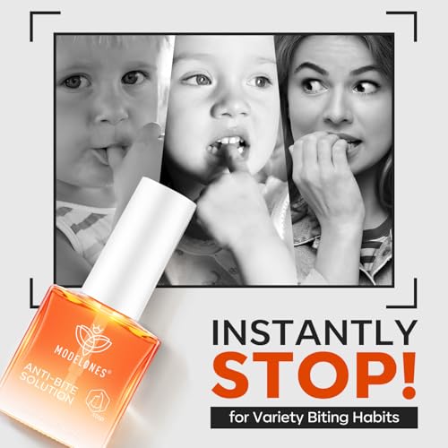 Modelones Anti Nail Biting Polish - Bitter Thumb Sucking Deterrent, 0.48 fl oz