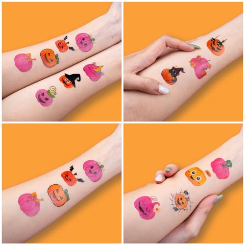 96 PCS Thanksgiving Fall Temporary Tattoos for Kids