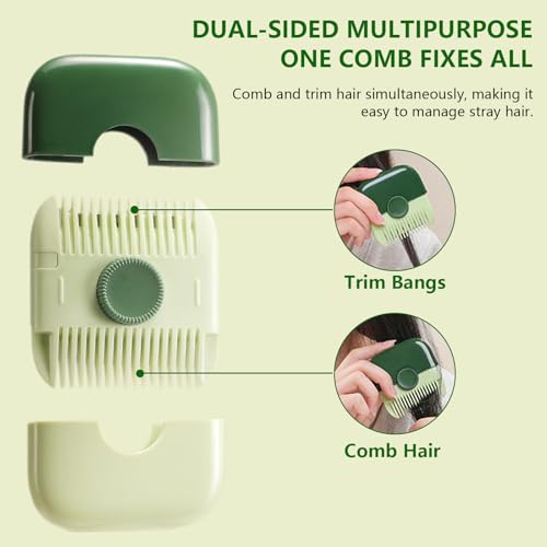 2-in-1 Hair Trimmer and Comb Set - Precision Split End Trimmer