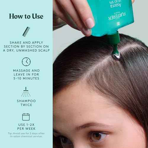 Rene Furterer Head Spa ASTERA Soothing Concentrate, Pre-Shampoo Soothing Scalp Treatment, Soothe Sensitive Scalps - Mint & Eucalyptus - Paraben & Silicone-Free - 1.6 Oz