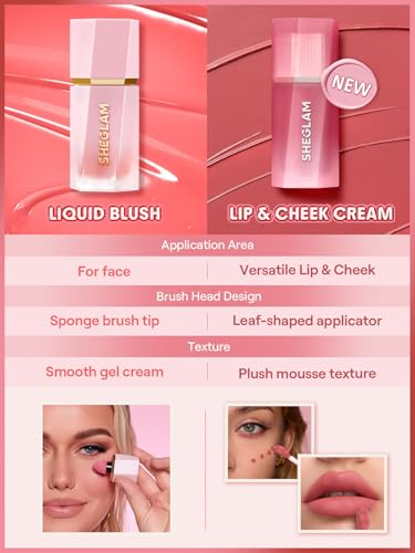 SHEGLAM Air Plush Lip & Cheek Cream - Breezeway 403