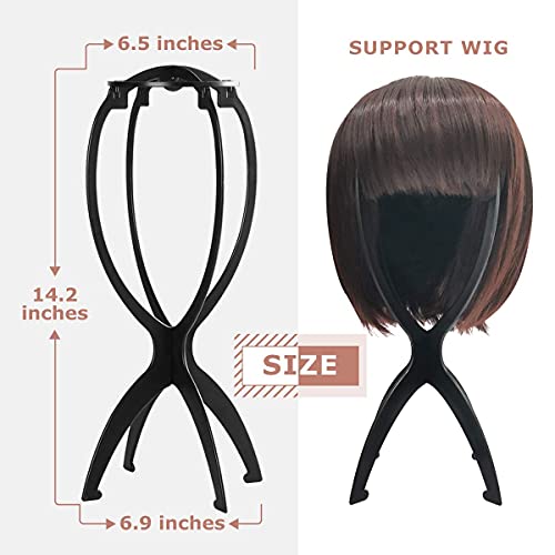 Dreamlover Wig Head Stand - 2 Pack Portable Drying Display