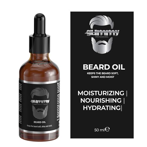 Gummy Professional Beard Oil for Men ? Lightweight Conditioning Oil Formula to Moisturize and Soften Facial Hair, Beard and Mustache ? Non Greasy Grooming Care for Daily Use ? 1.69 fl oz / 50 ml