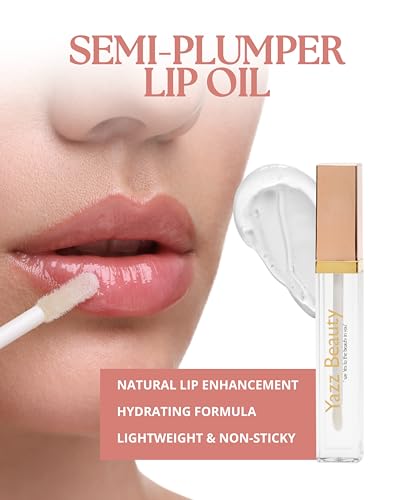 YazzBeauty 3-in-1 Lip Plumper Kit with Nude Lipstick & Liner