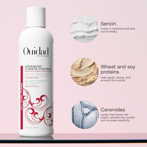Ouidad Frizz-Free Wash Day Curl Kit - Shampoo, Conditioner & Gel