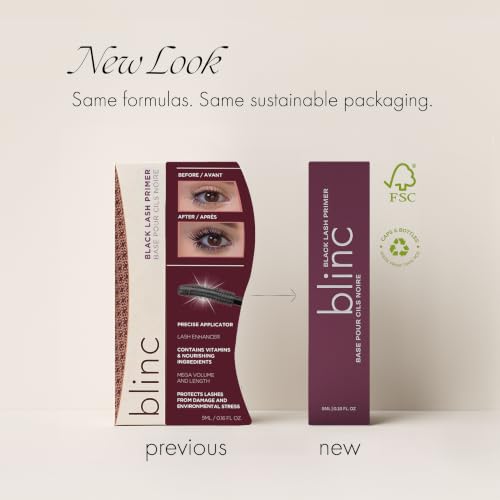 blinc Lash Primer Black 0.16 Fl Oz - Volumizing & Lengthening, Vegan & Cruelty-Free