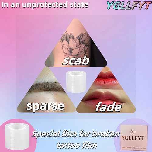 3PK brow lamination supplies Disposable eyebrow tattoo plastic wrap eyebrow cover up for drag brow lamination plastic wrap saran wrap tattoo