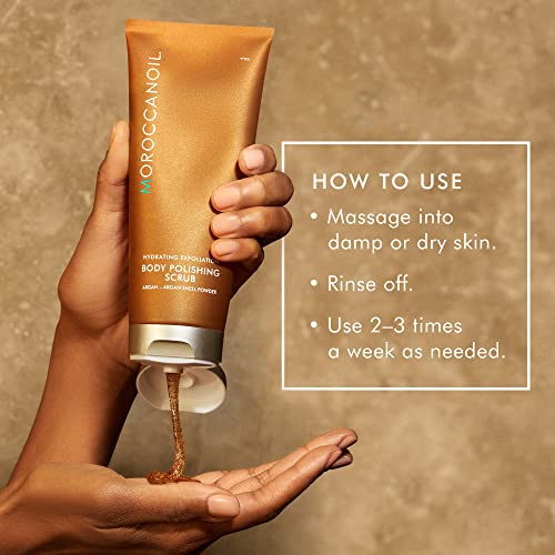 Moroccanoil Body Polishing Scrub 6.7 fl oz – Argan Shell & Pumice Exfoliant