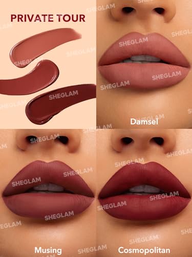 SHEGLAM Matte Allure 3-Pc Liquid Lipstick Set