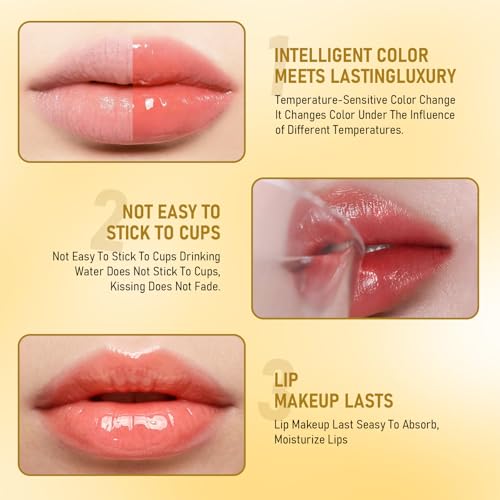 pH Color-Changing Lipstick - Long-Lasting Moisturizing Tint