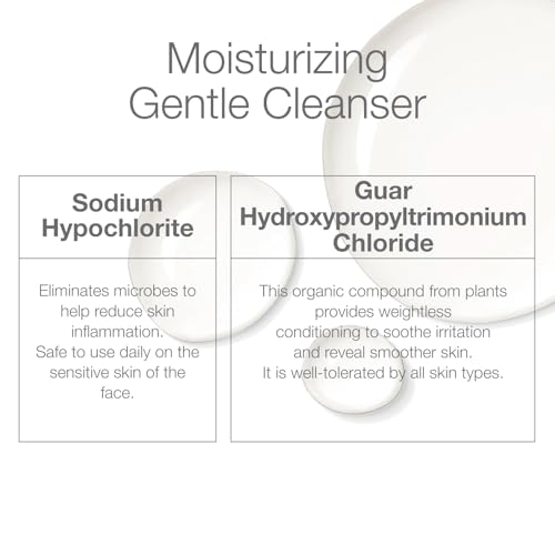 CLn¢ç Facial Cleanser - Hydrating Facial Cleanser with Glycerin, For Skin Prone to Dryness, Eczema, Redness, Irritation & Acne Sensitivity, Fragrance-Free & Paraben-Free, 3.4 fl. oz. (Pack of 2)