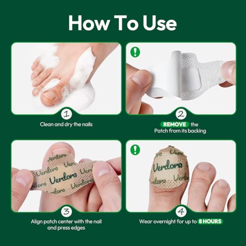 VERDORA FIXLAB Extra Strength Nail Patches with Tea Tree Oil - 16 Pack