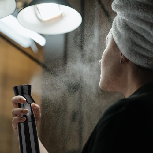 Zuhose 200ml Black Spray Bottle for Hair, Plants, Skin Care & Cleaning