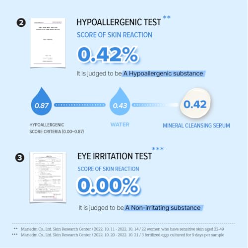 O'LABS Mineral Cleansing Serum 200ml / 6.76 fl.oz Gentle Facial Cleanser Korean Skincare with Dead Sea Minerals