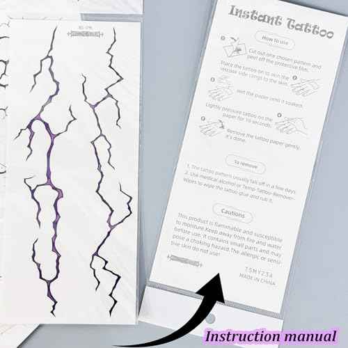 5PCS Halloween Party Temporary Tattoo,Waterproof Temporary Tattoo,Halloween Party Favors,Party Tattoo,Halloween Cosplay