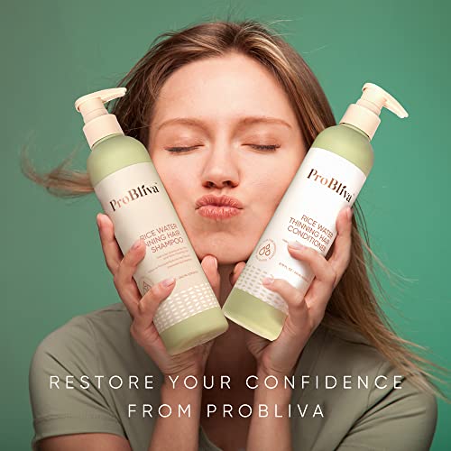 ProBliva Rice Water Shampoo & Conditioner for Thinning Hair