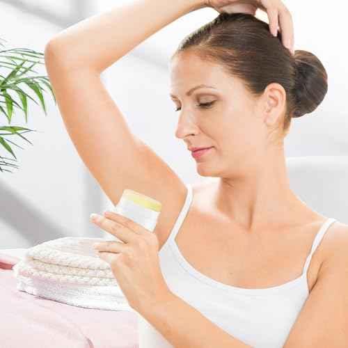 18 Pack 1.7oz Empty Deodorant Containers Top-Fill DIY Deodorant Tubes Refillable Plastic Cosmetic Containers For Deodorant Lip Balm Aromatherapy Etc.