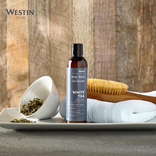 Westin White Tea Aloe Body Wash - Hydrating Bath and Shower Gel with Signature White Tea Aloe Scent - 8 ounces