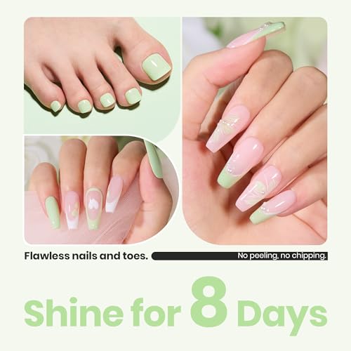 Beetles Pastel Green Nail Polish - Quick Dry Mint 15ml