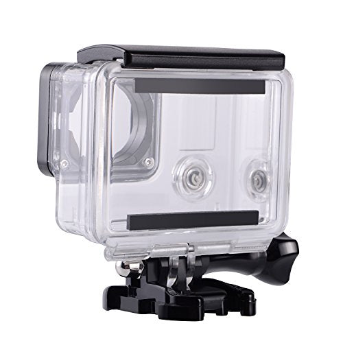 Suptig Replacement Waterproof Case Protective Housing for GoPro Hero 4, Hero 3+, Hero3 Outside Sport Camera for Underwater Use - Water Resistant up to 147ft (45m)