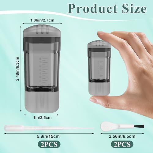 Minoxidil Applicator Set with Cleaning Brush & Dropper - 2 PCS